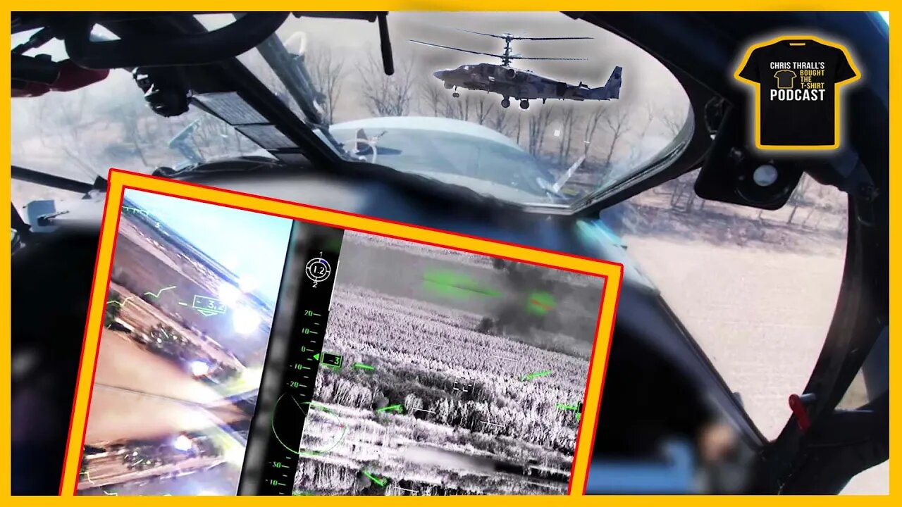 INCREDIBLE Cockpit View Of Russia's Ka-52 Alligator Helicopter Gunships In Action