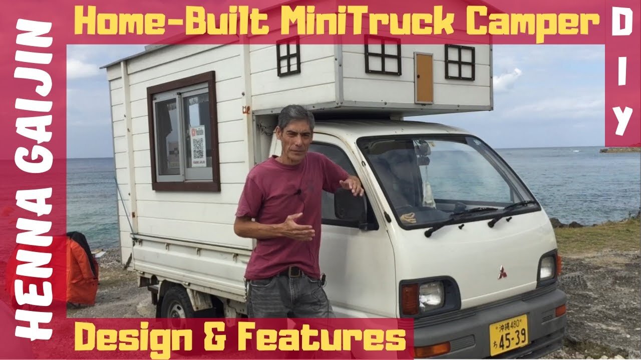 🚚 Home-Built DIY Mini Truck Camper New Design & Features 🛠