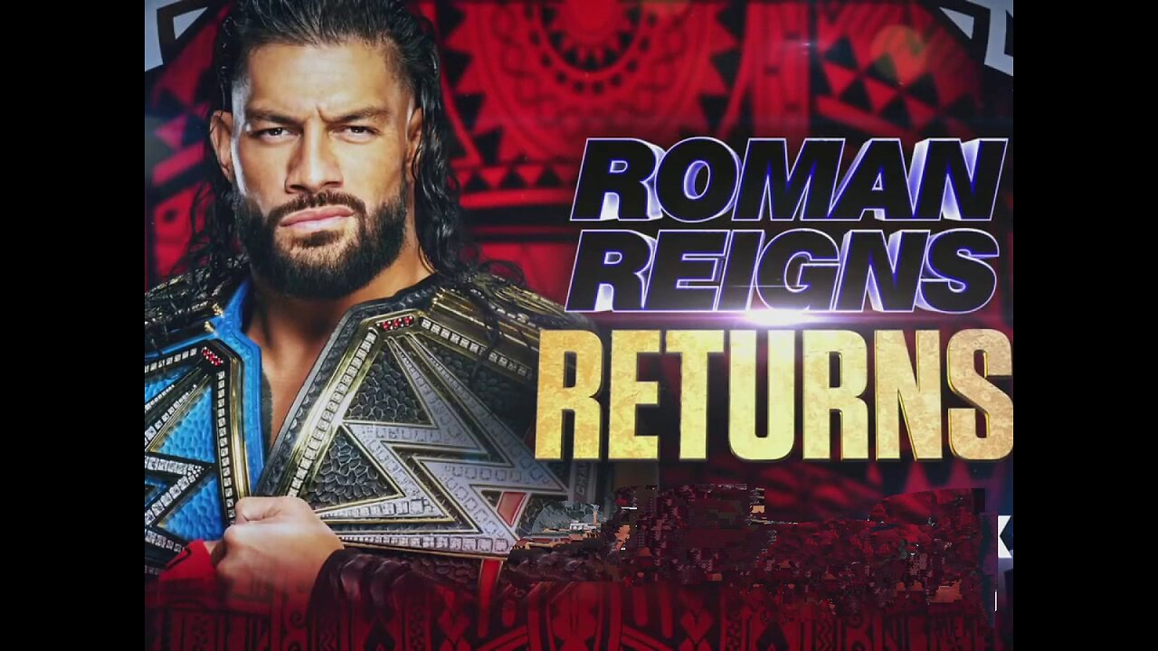 WWE Roman Reigns Stage Animation 2023