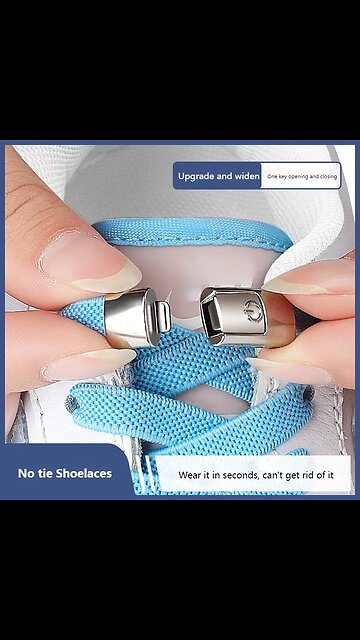 No Tie Shoe Laces Press Lock Shoelaces Without Ties Elastic Laces Sneaker Kids Adult