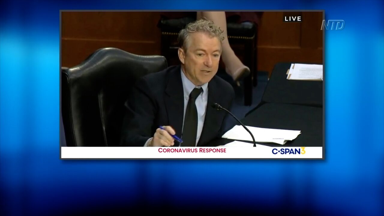 Sen. Rand Paul Calls Fauci's Mask Wearing 'Theater'