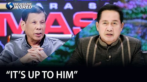 Pastor Apollo C. Quiboloy on push for FPRRD to re-enter politics: It's up to him