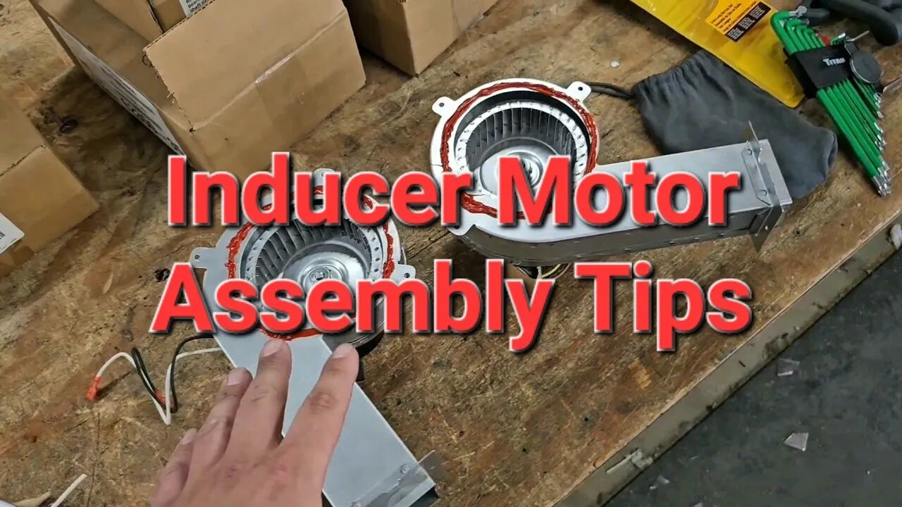 How to assemble inducer motor assembly?