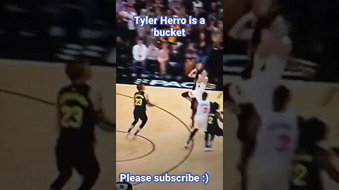 Tyler Herro with the crazy game winner on New Year’s Eve. He is a bucket. #nba #shorts #tylerherro