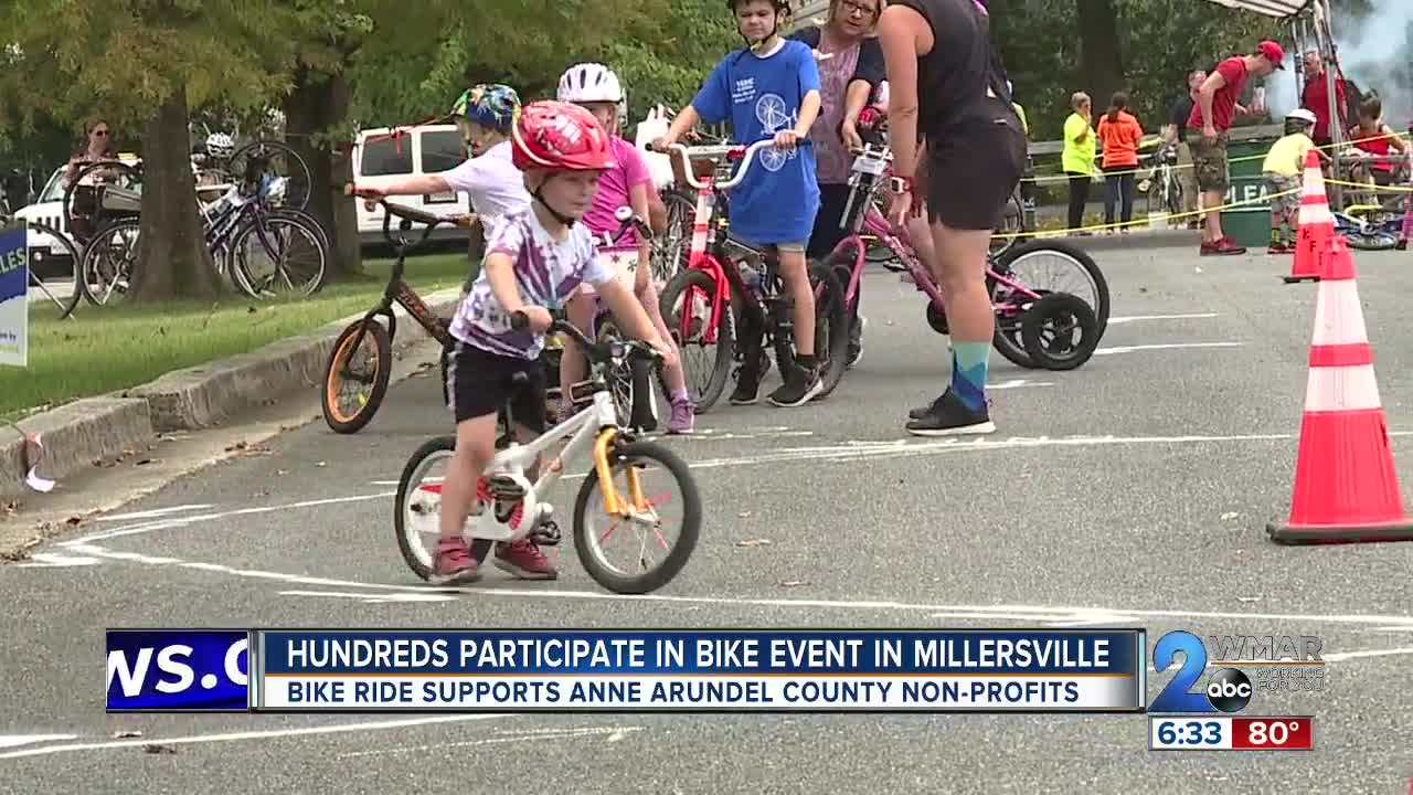 Hundreds participate in bike event for disabled children in Millersville