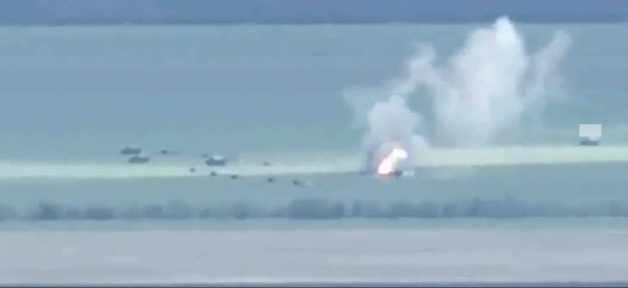 Ukrainian Troops attack on Russian artillery units in the Kherson region