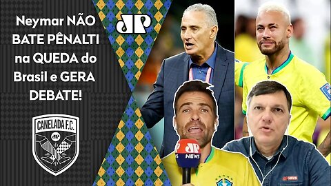 "É INEXPLICÁVEL o NEYMAR NÃO TER BATIDO o PÊNALTI! Gente, o TITE..." Brasil x Croácia gera DEBATE!