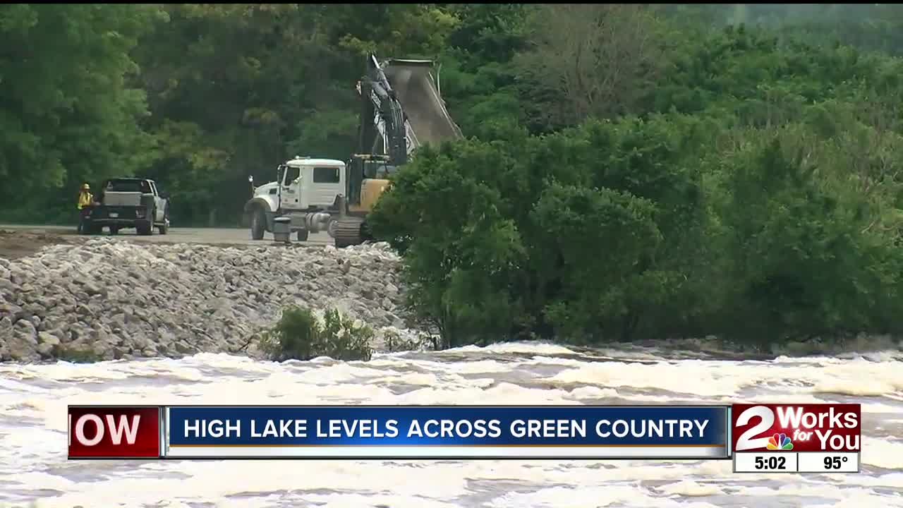 High Lake levels across green country