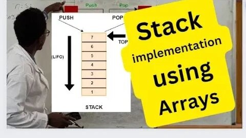 Implementation of Stack using Array | Data Structure and Algorithm Tutorials