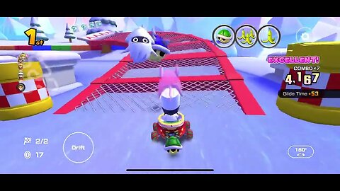 Mario Kart Tour - GBA Snow Land R/T Gameplay