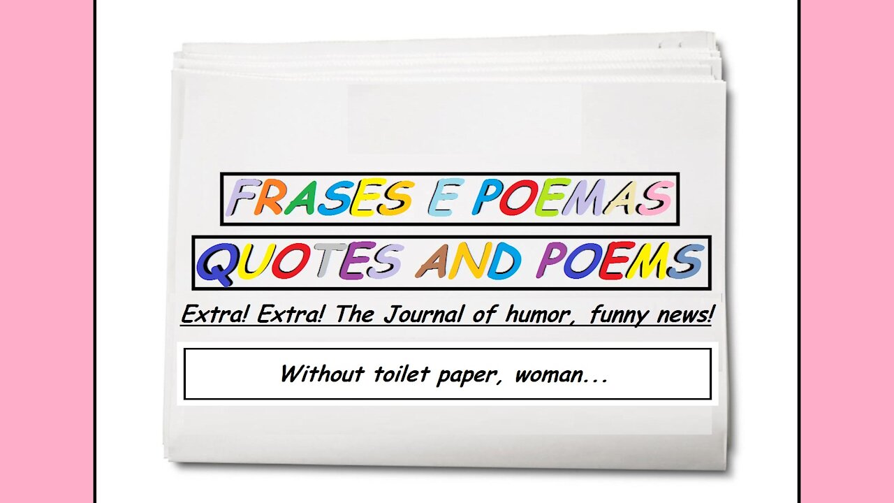 Funny news: Without toilet paper, woman... [Quotes and Poems]