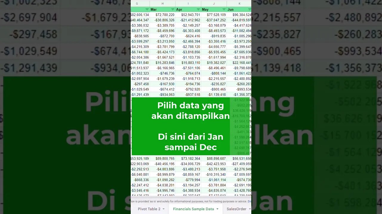 Column Chart di dalam Cell - Google Sheets Tips & Tricks 10 #belajaronline #googlesheets #excel