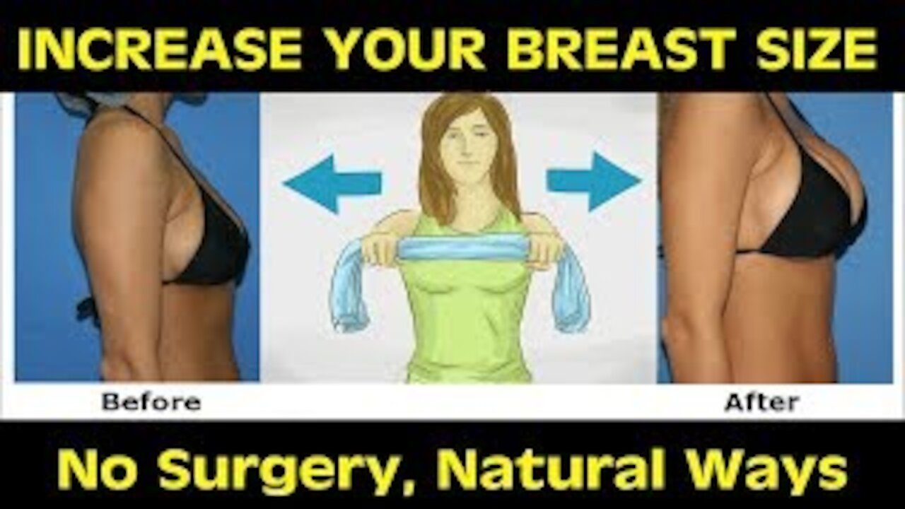 Waw Do these Exercise And Get Super Fast Breast Increase Natural Ways To Increase Bust Size