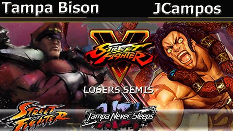 Tampa Bison (M. Bison) vs. JCampos (Necalli) - SFV Losers Semis - TNS7