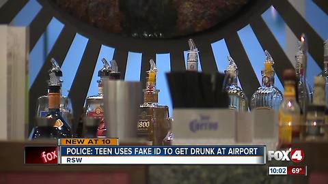 Police: teen uses fake ID to get drunk at airport