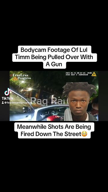 Shots Fired During An Arrest Where Someone Gets Caught With A Gun