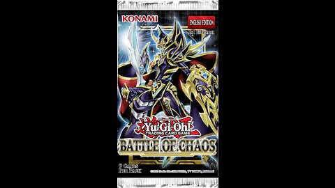 Opening a Yugioh Battle of Chaos booster pack!