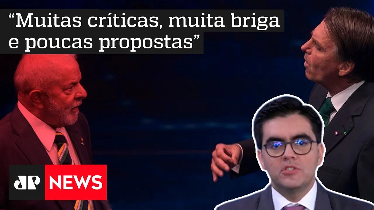 Cristiano Vilela sobre troca de acusações entre Lula e Bolsonaro: "Foi a cara do segundo turno"