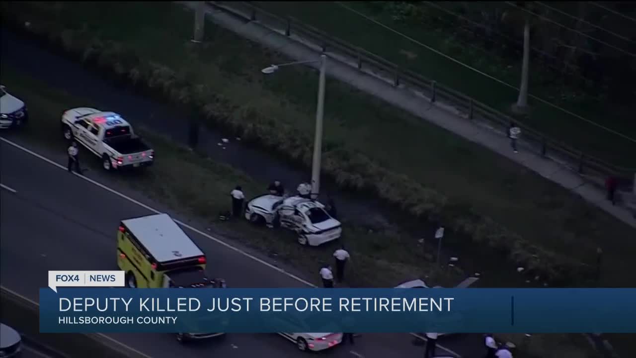 Tampa Bay deputy killed day before retirement