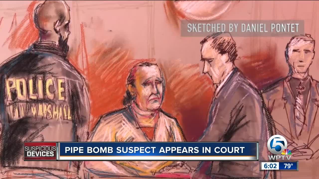 Soft-spoken mail bomb suspect Cesar Sayoc makes 1st court appearance