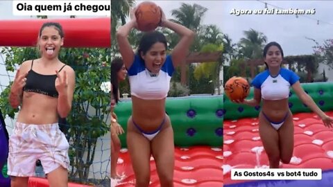 FUTEBOL DE SABÃO COM RAISSA OLIVEIRA,LARISSA LEITE E FAMÍLIA