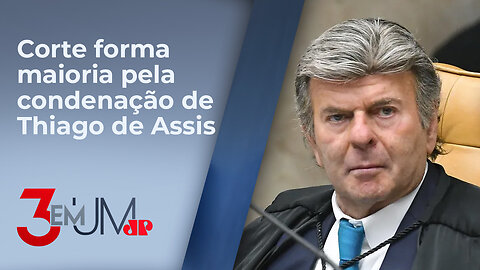 Luiz Fux lê voto em relação ao segundo réu julgado pelos atos de 8 de janeiro