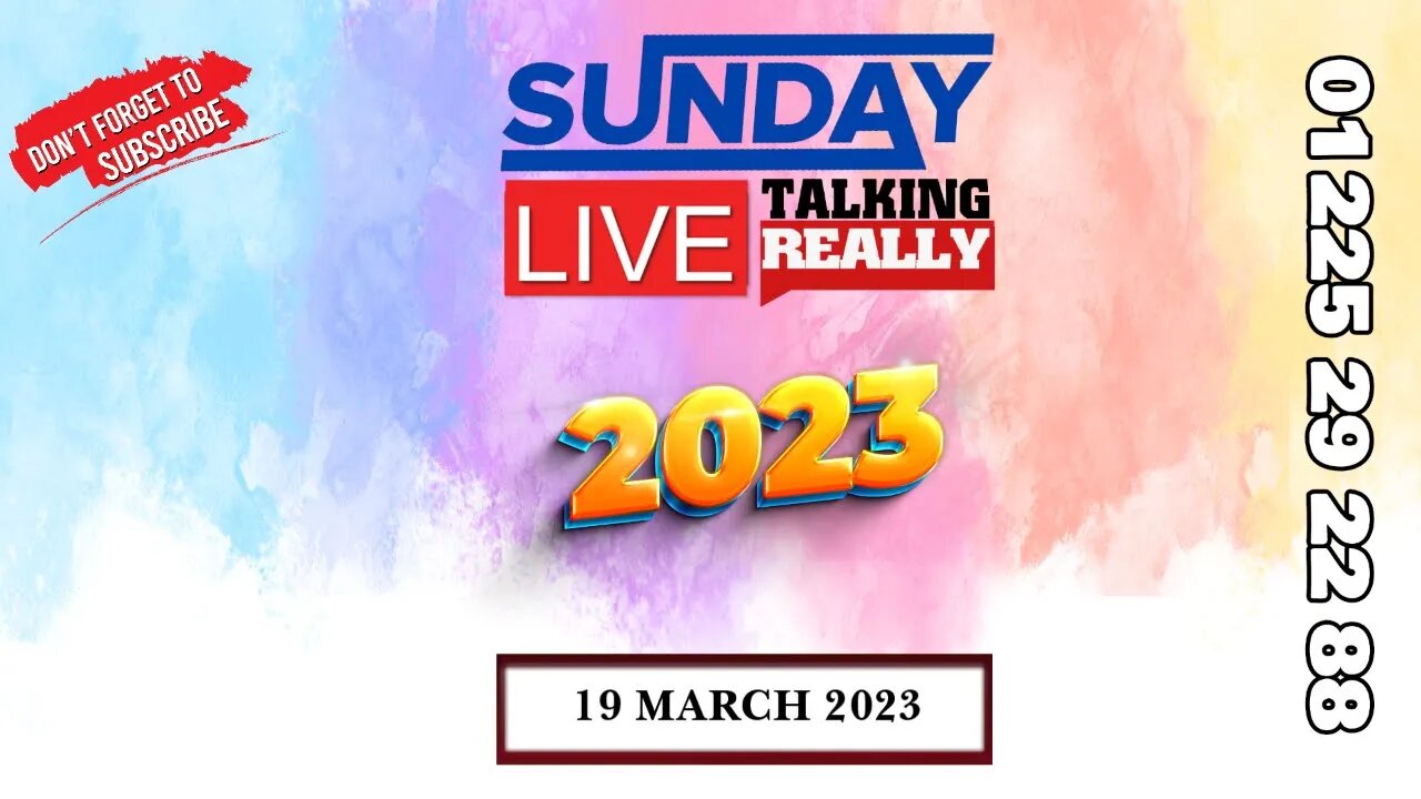 2023 Talking Really Sunday Live (19 March)