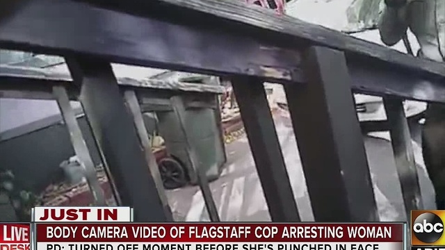 Body camera video of Flagstaff officer arresting woman released