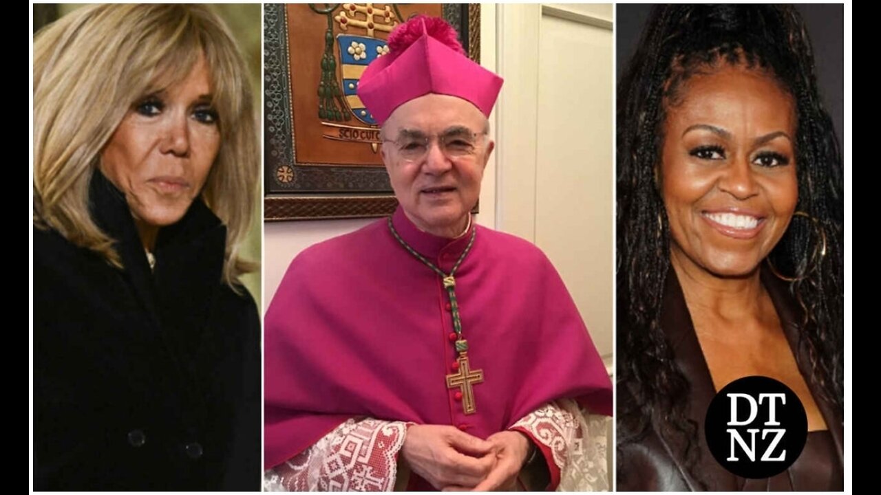 Archbishop Vigano calls Michelle Obama and Brigitte Macron TRANSVESTITES