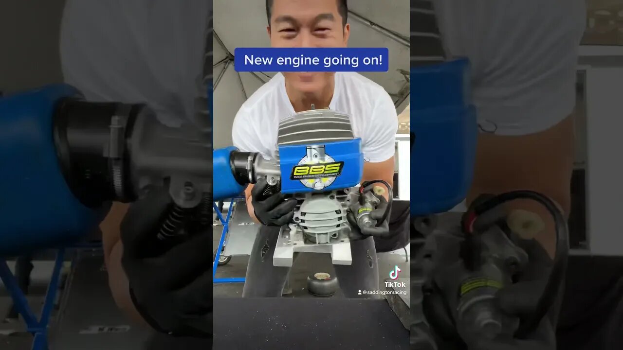 Swapping a 2-stroke engine #gokart #racing