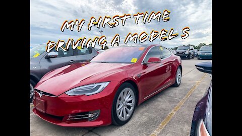 I Filmed My First Time Driving A Tesla Model S P100D