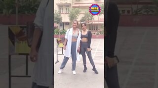 Neha Sharma And Sister Ayesha Sharma Spotted Post Workout In Bandra