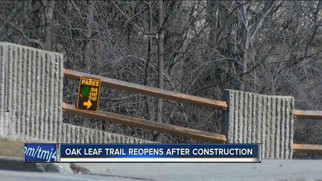 Oak Leaf Trail reopens