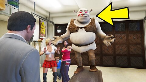 Michael's Family Respawns Shrek in GTA 5 (funny) #gta5 #gtav