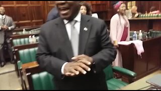 SOUTH AFRICA - Cape Town - President Cyril Ramaphosa answers questions in Parliament (Cell phone videos) (nPs)