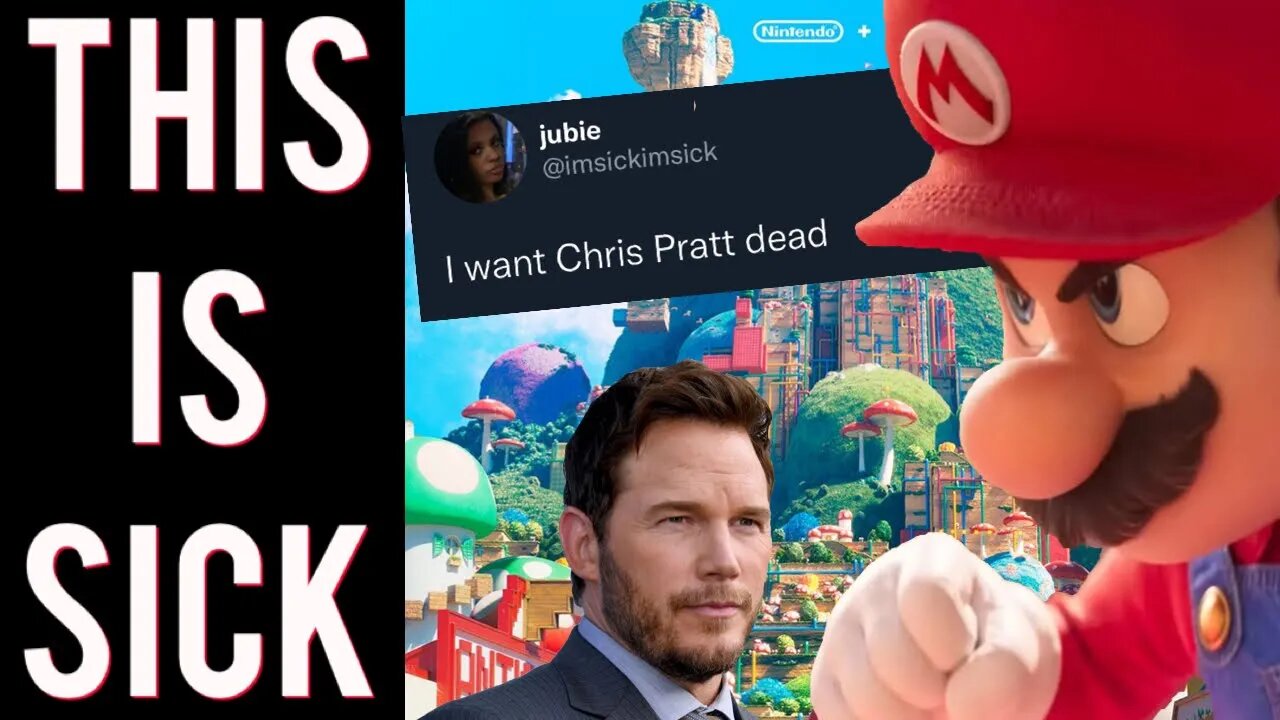 KlLL HIM?! Super Mario Bros Movie trailer has woke Twitter unhinged over Chris Pratt!