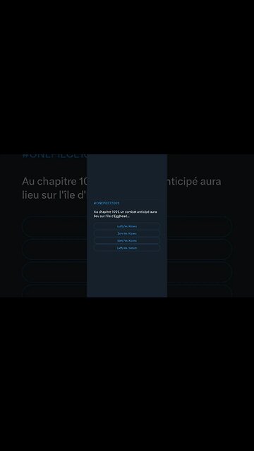 #ONEPIECE1091Dans le chapitre 1091, un combat attendu aura lieu sur l'île d'Egghead...