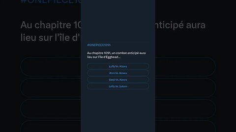 #ONEPIECE1091Dans le chapitre 1091, un combat attendu aura lieu sur l'île d'Egghead...