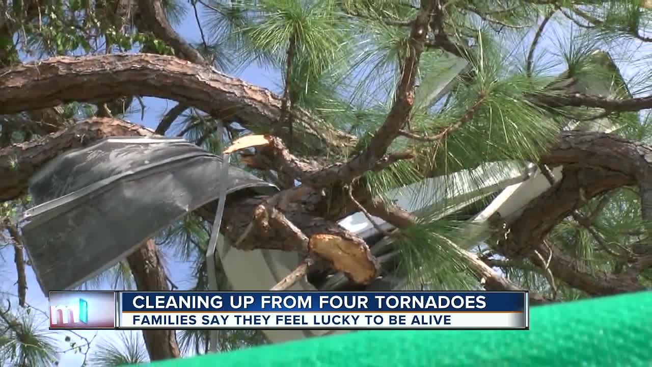 National Weather Service: 4 Tornadoes damaged 25 homes in Tampa Bay