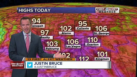 13 First Alert Las Vegas weather updated Friday morning, July 21