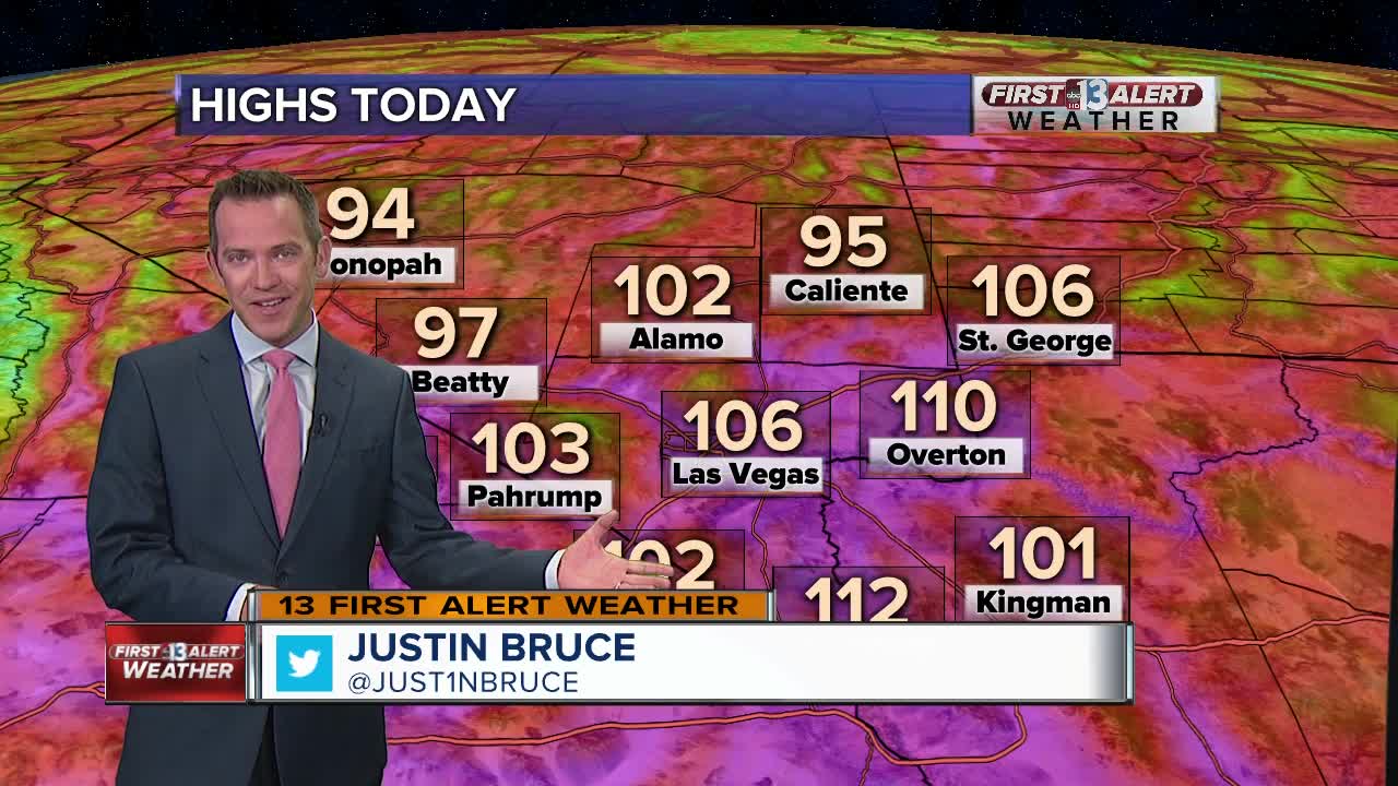 13 First Alert Las Vegas weather updated Friday morning, July 21