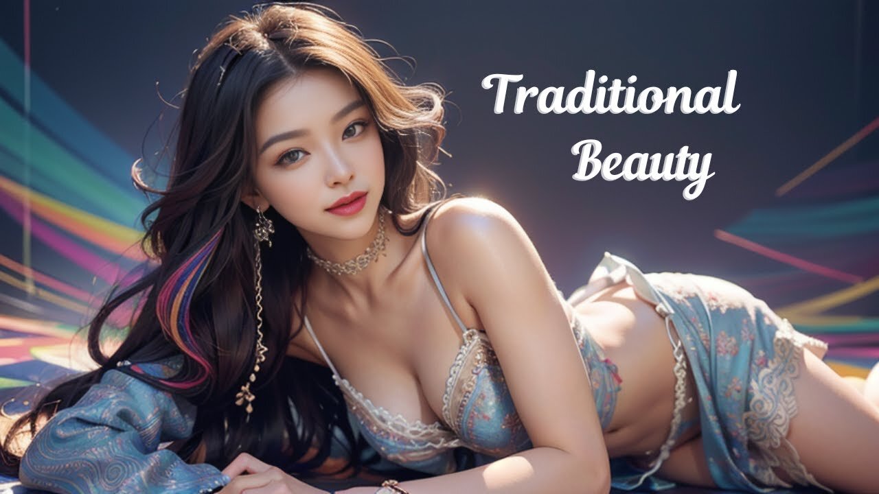 Girl in Traditional Clothes [4K AI Lookbook]/ 전통 의상을 입은 소녀/ai girl /#aiart 걸 #ai룩 19 #(part-2)