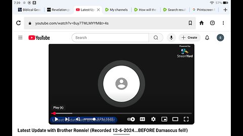 "LATEST UPDATE WITH RONNIE!" (AUDIO) THE GREAT TRIBULATION JUST ENDED! (2017-2024) 2ND COMING IS NEXT! (Recorded on 12.6.24...BEFORE Damascus fell!)