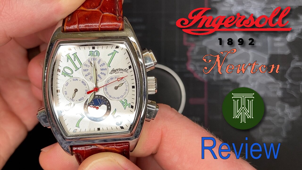 Ingersoll Newton Limited 50m Automatic Watch - Review (IN1900WH / Seagull TY-2806)