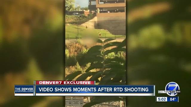 Exclusive video shows moments after RTD shooting in Denver