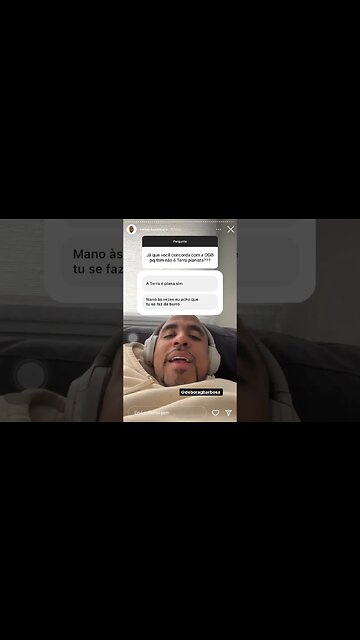 Ele acredita em terra plana! | raiam Santos