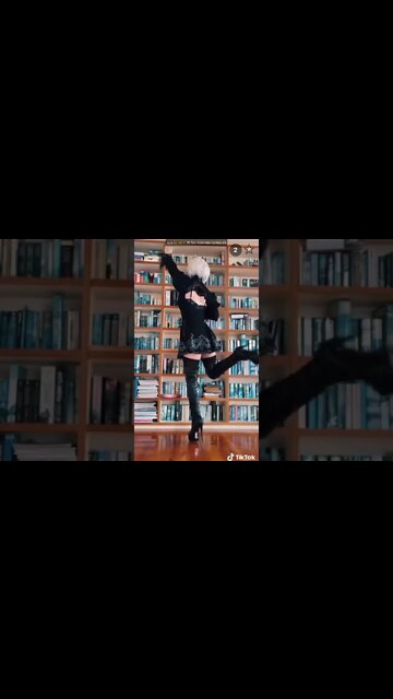 Rate the Girls: Best 2B Nier Automata Gamergirl TikTok Cosplay Challenge #3b 👩‍🦳 (Anime) #shorts