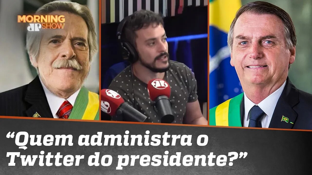 Xuxa, Zé de Abreu, Bolsonaro. “Quem administra o Twitter do presidente?”, pergunta Fefito