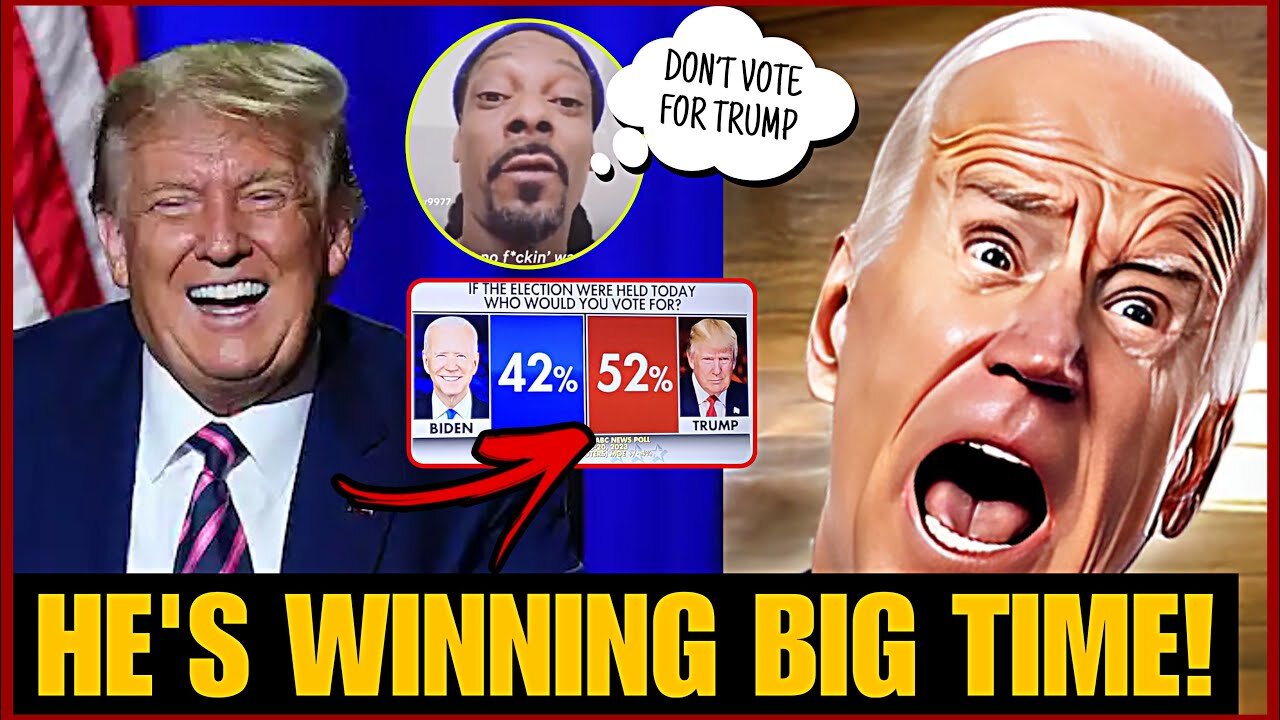 THIS IS BIG!! | LIBERALS MELTDOWN OVER TRUMP BEATING BIDEN BY 10 POINTS! SNOOP DOGG THROWS A TANTRUM