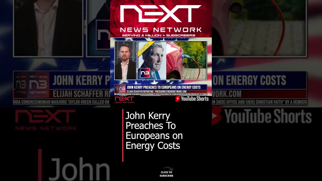 John Kerry Preaches To Europeans on Energy Costs #shorts